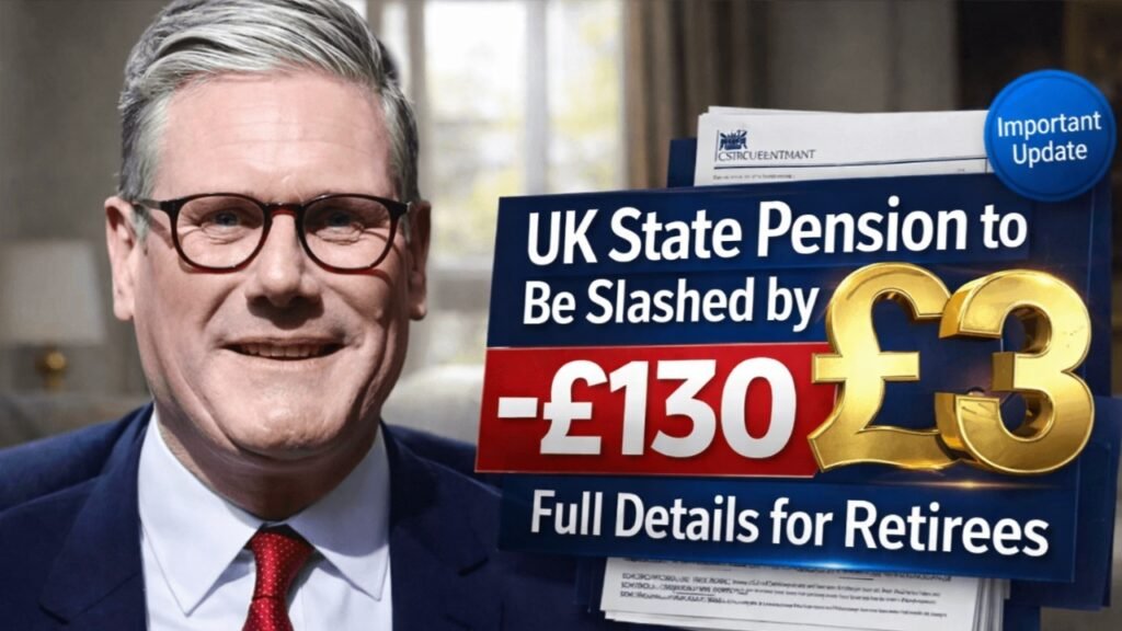 UK State Pension to Be Slashed by £130 Monthly in 2026